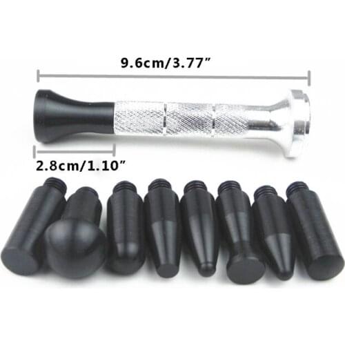2021 New Paintless Car Dent Repair Hail Removal Tools Kit Tap Down Pen With 9 Heads Tools