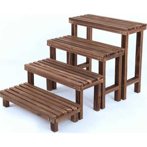 Na Kwiaty Indoor Ladder Living Room Para Escalera Estanteria Plantas Wood Shelf Dekoration Outdoor Plant Rack Flower Stand