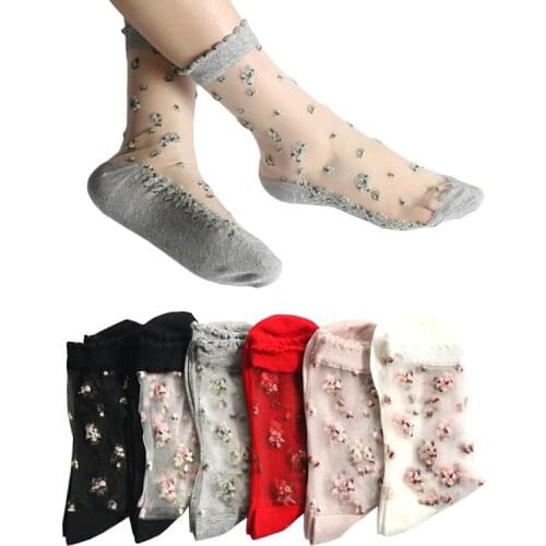 New spring and summer womens sock ultra-thin casual fashion womens socks