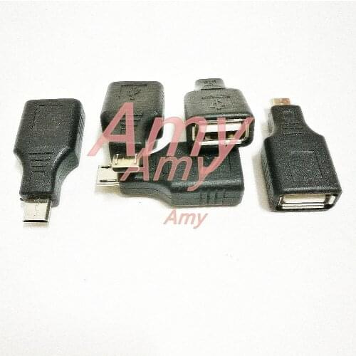 5pcs/lot MICRO 5P to USB female OTG cable conversion head for Tablets