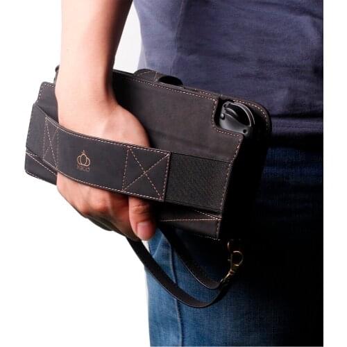 Luxury PU Leather Bag for Nintend NX NS Controller Switch Protective Case Cover Case Cover Handbag Wallet/10 Game cards holder