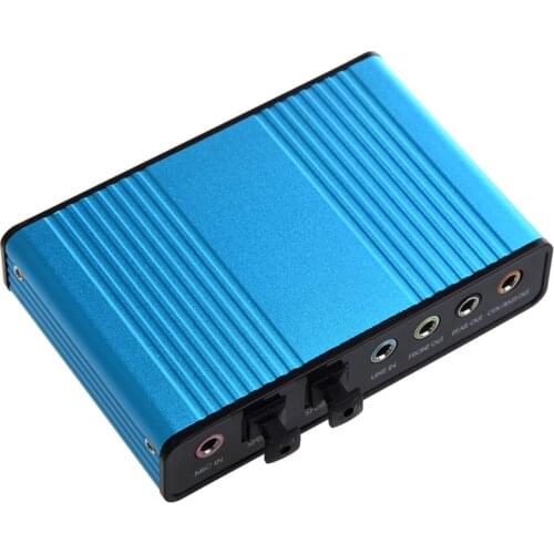 USB 6 Channel 5.1 External o Sound Card SPDIF