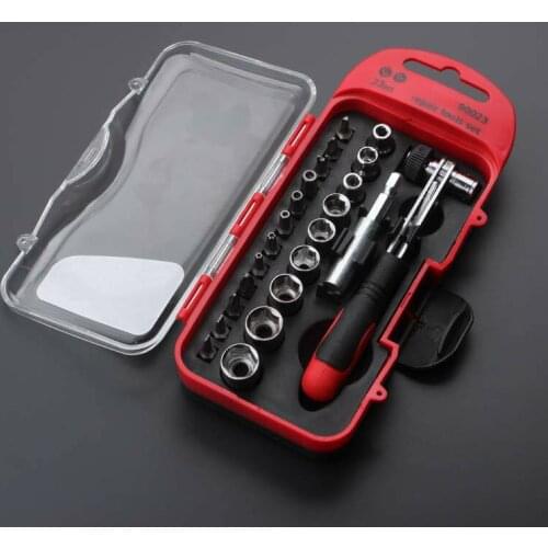 23-piece socket bit special-shaped screwdriver set repair tool combination household hardware tools