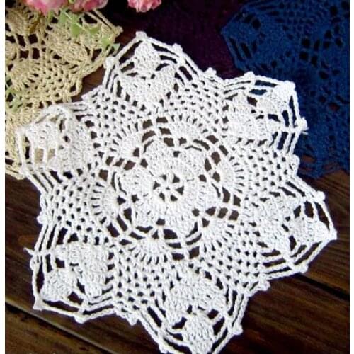 6 pcs-Lot, Assorted Shabby Chic Vintage Look Crocheted Doilies, wedding /home