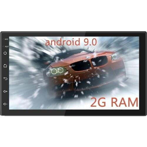 2G RAM Android 9.0 Car DVD Multimedia Player 7" 2DIN HD Autoradio WiFi USB FM RDS 2 Din Car Stereo radio GPS Navigation