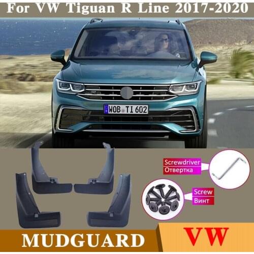 Car Products Car Accessories Fender Mudguards Splash Guards Fender Mudflaps For VW Tiguan R Line 2017 2018 2019 2020 Car Fender