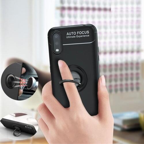 Phone Case sFor Samsung Galaxy A01 A51 A71 A81 A91 Case Cute Magnetic Caring Ring Soft Silicone Anti-fall Cover Capa