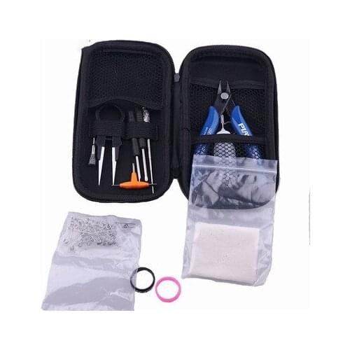 Electronic Cigarette DIY Tool Bag Pliers Wire Heaters Kit Coil Jig Winding For Packing Electronic Cigarette Accessories