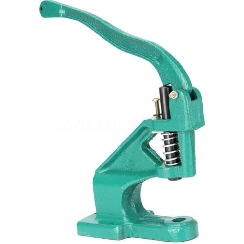 Quality Manual Hand Pressure Snap Pressing Machine Clamp Snap Clip On Tool Metal Green HPressing Button Machine