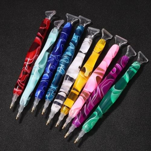 Resin Point Drill Pen 5D Diamond Painting Pen Cross Stitch DIY Crafts Nail Art Tool Diamond Embroidery Mosaic Sewing Accessories