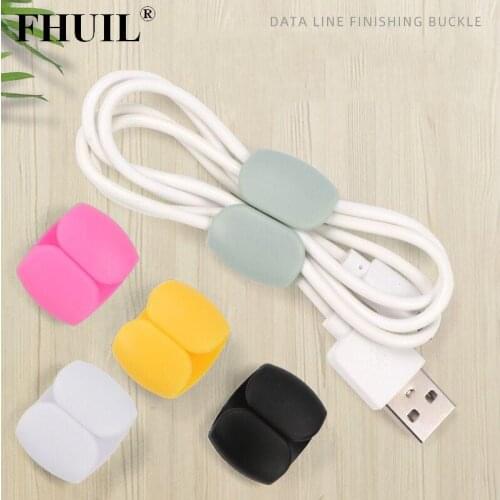 NEW Cute Cable Organizer Protector USB Charging Data Line Cord Holder Earphone Mouse Management Organizer Cable Wire