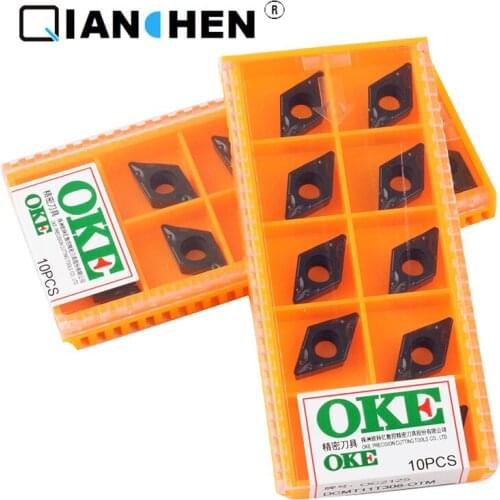 Original quality OKE 10pcs/lot high precision high performance high strength CNC DCMT11T308-OTM OC2125 industry carbide inserts