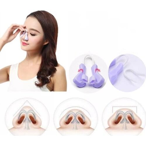 Nose Up Lifting Shaper Bridge Straightening Soft Safety Painless Clip Lifter Corrector Slimming Device Facial Care Beauty F1FF