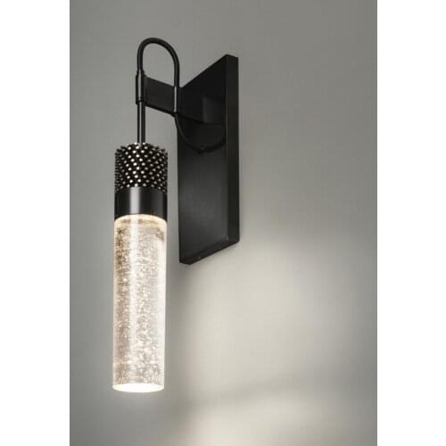 Luxury natural cloud crystal wall lamp living room background wall lamp decorative designer bedroom bedside copper lamp