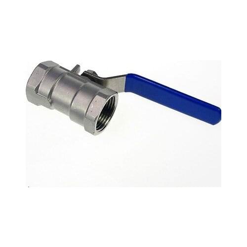 DN10 G3/8" Reducer Ports 304 Stainless Steel 1-piece Ball Valve Water Oil
