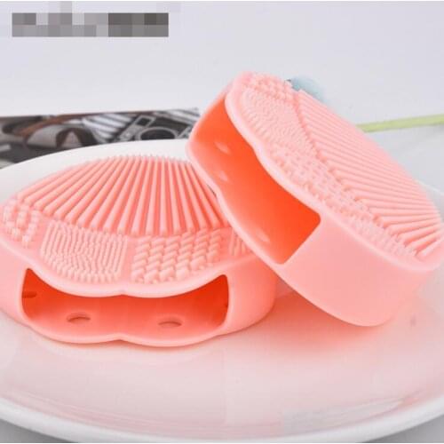 Make up brush cleaner pad Foundation Makeup Brush Scrubber Board Pad Make Up Washing Brush Gel Cleaning Mat Hand Tool