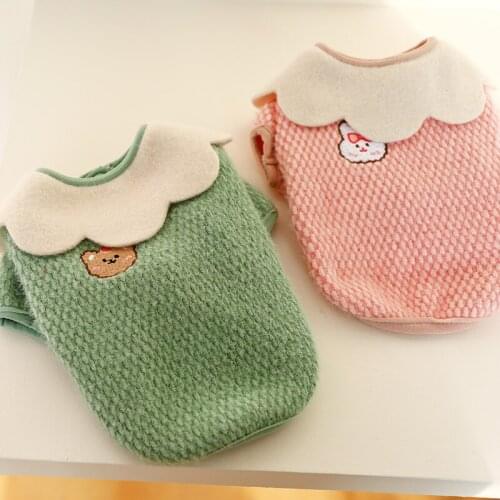 Dog Pet Hoodie Sweater Petal Design Cat Coat Jacket Autumn/Winter Clothes Apparel 2 Colours
