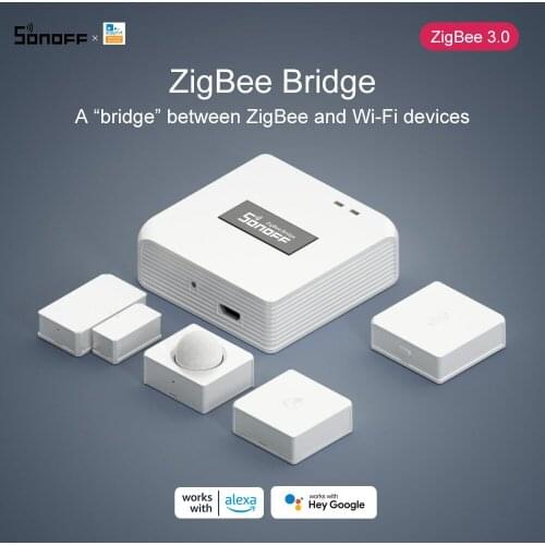 Sonoff ZBBridge Smart Zigbee Bridge Enable Variety Zigbee Devices Sensors Work with Wi-Fi Via eWeLink Support ZigBee 3.0