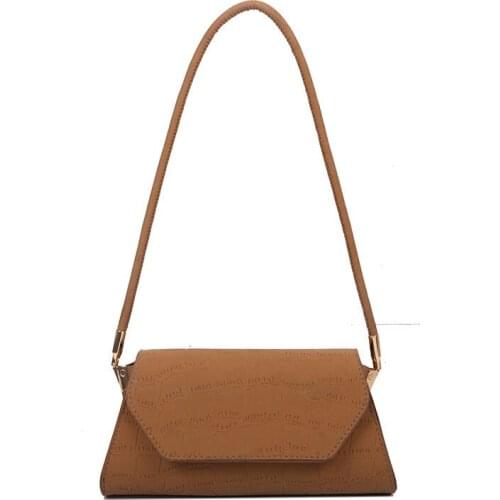 Korean Style Vintage Shoulder Bag for Women Fashion Handbag PU Leather Female Top-Handle Crossbody Bags Purse