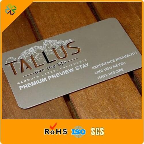1mm thickness cutting out etched metal business cards printing