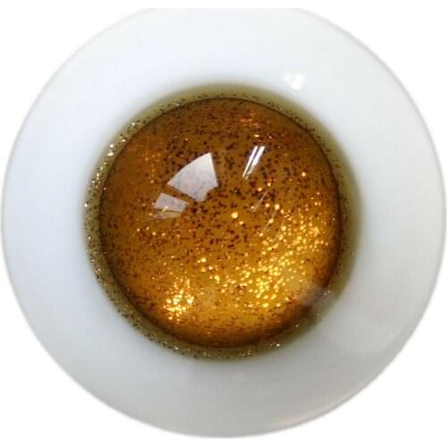 [wamami] 18mm Gold Yellow Glass Eyes Eyeball BJD Doll Dollfie Reborn Making Crafts