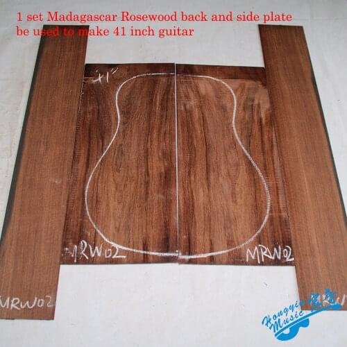 1Set Madagascar Rosewood Veneer Guitar Back And Side Plate High Quality Guitar Panel Guitarra Making Material Make 41inch Guitar