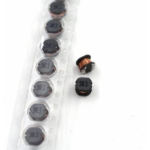 10PCS/LOT 3.3uH 3.3UH 3R3 CD54 Inductors SMD Power Inductor 5.8*5*4.5mm SMD Inductance