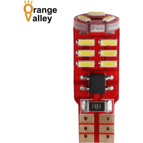 100PCS High Quality T10 194 W5W 168 15 SMD LED 4014 Car Auto Canbus Marker Lamps Reading Light Interior Lighting Bulb DC 12V