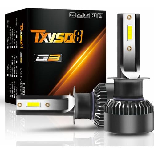 RMAUTO 2Pcs H1 H4 LED Headlight Bulbs 110W 10000LM 12V 6000K White Lights 360 Degree Diode Lamps Automobiles Ampoule Led Voiture