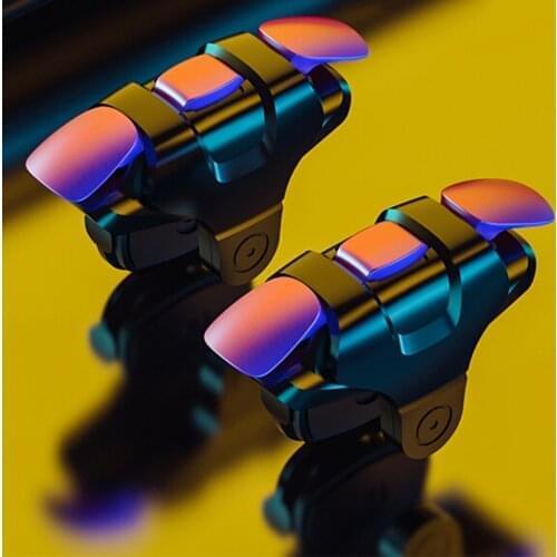 2pcs Mobile Phone Gaming Shooter Controller Sensitive Game Triggers Button Handle for iphone Android PUBG gatillos para celular