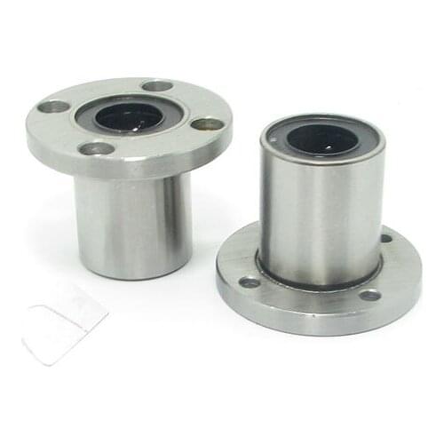 2pcs/lot LMF8UU 8mm flange linear ball bearing for 8mm linear shaft CNC