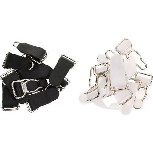 20pcs 15mm Corset Hooks Suspender Clips Garter Belt Grips Lingerie Accessary