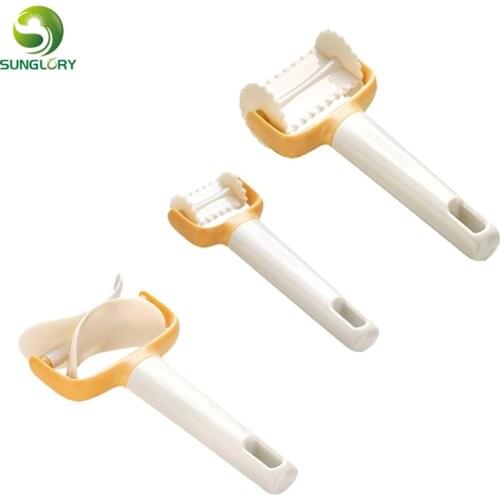 3PCS Fondant Cutter Plastic Icing Spatula Cookie Mold Rolling Biscuit Cutting Pastry Blade Dough Cutter Cake Decorating Tools