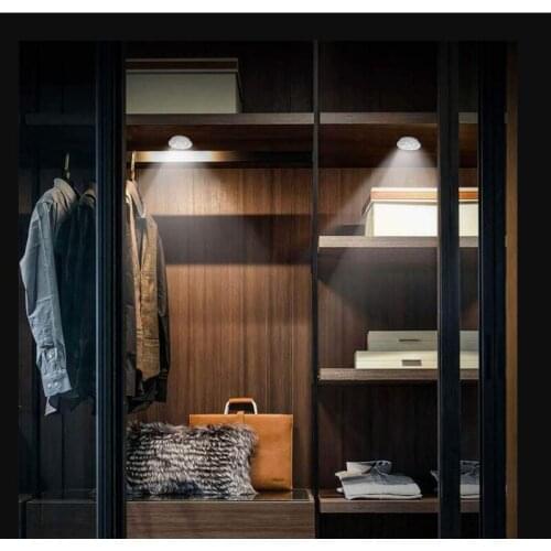 3W Super Bright Cob Cabinet Stair Light Led Wireless Remote Control Dimmable Timing Wardrobe Night Lamp Home Bedroom Kitchen