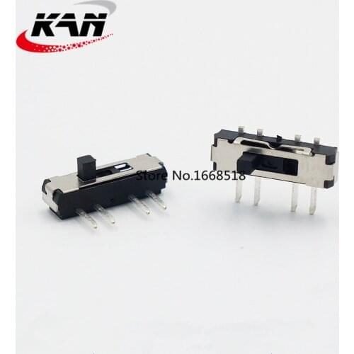 50 Pcs MSK-13D19 3-speed 4-pin patch small toggle 3-speed side horizontal toggle switch Micro connector switch