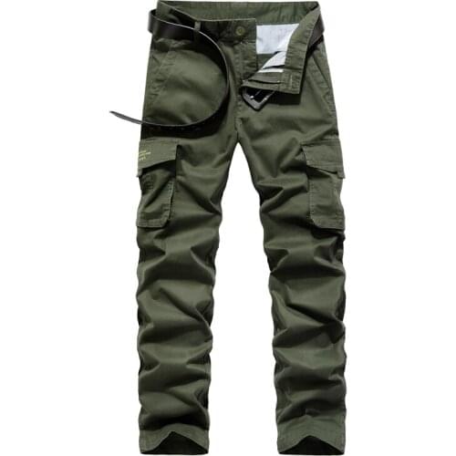Men Autumn Spring Elasticity Mens Rugged Cargo Pants Silm Fit Milltary Army Overalls Pants Tactical Casual Trousers Hot Sale