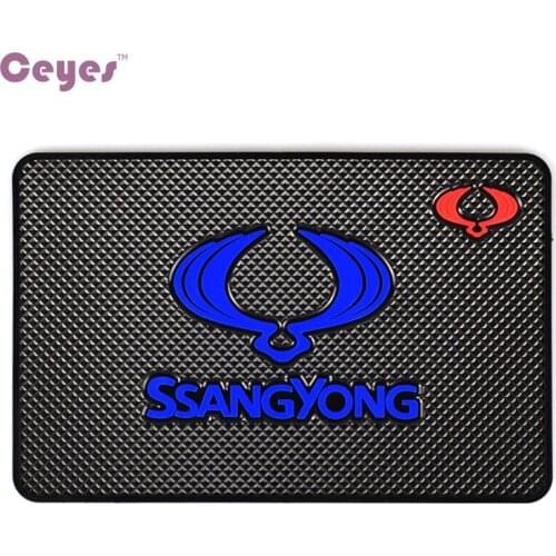 Ceyes Car Styling Excellent Car Logo Fit For Ssangyong Rexton Kyron Korando Ssang Yong Auto Interior Accessories Car-Styling 1pc