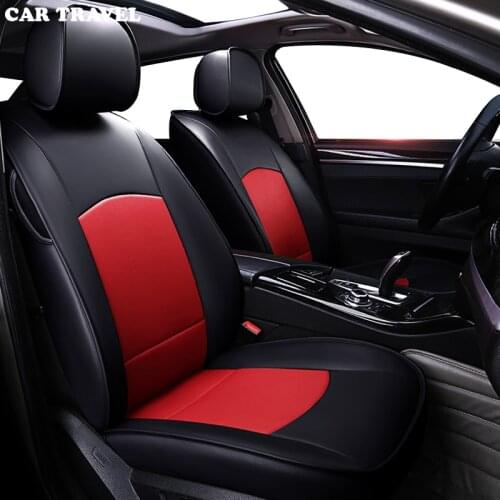 CAR TRAVEL custom real leather car seat covers for Volkswagen vw UP scirocco R36 Multivan Caravelle Sharan Variant GOLF Passat
