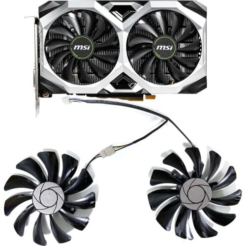 2PCS NEW HA9010H12F-Z 4Pin GTX1060 GTX960 P106-10 For MSI RTX2060 VENTUS XS 6G GTX1660 GTX1660ti Graphics Video Card cooling fan