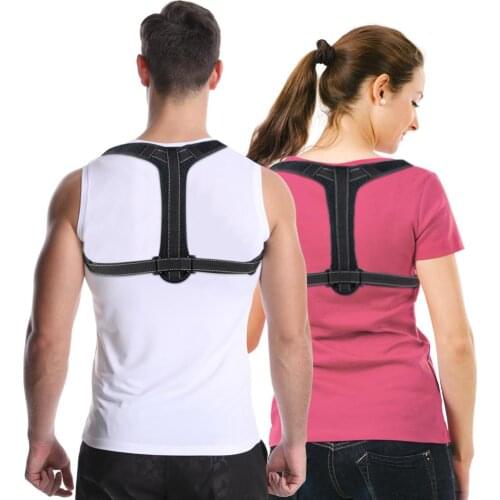 Posture Corrector for Men and Women - Upper Back Brace Straightener with Adjustable Breathable Clavicle Support Effective
