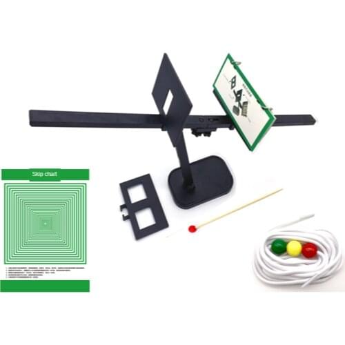 Strabismus Amblyopia Eye Treatment Monocular Vision Training Blackout Correction Tool Set Aperture-Rule Trainer