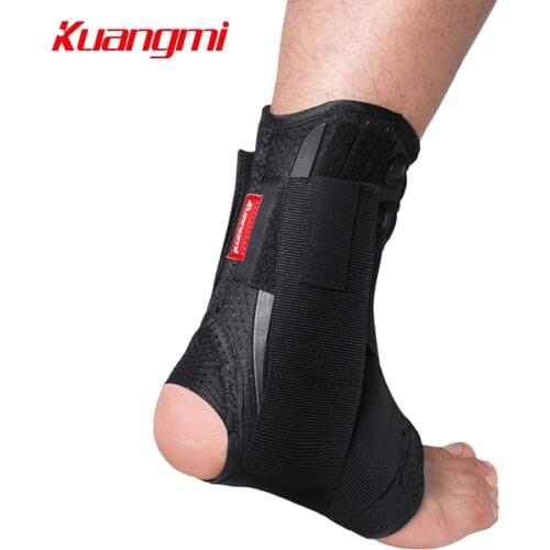 Kuangmi Adjustable Ankle Brace Immobilized 2 PCS Ankle Support Brace Foot Stabilizer Sprain Injury Guard Protector Ankle Straps
