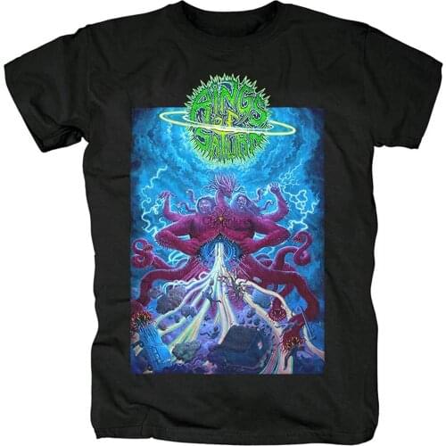 Mens TShirt Short Sleeve Shirt Rings of Saturn Rock Tee Women Hiphop Shirts(12)