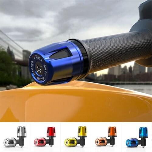 Colorful Motorcycle Handlebar End Decal Moto Handle Bar End Plug Motorbike Grip Sliders Cap Plugs Slider Scooter Decorations