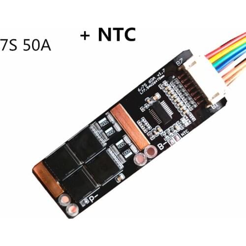NTC 7S 50A BMS Board with NTC for 3.7V Ternary Lithium Battery Protection Board/BMS 7S/BMS 6S Board