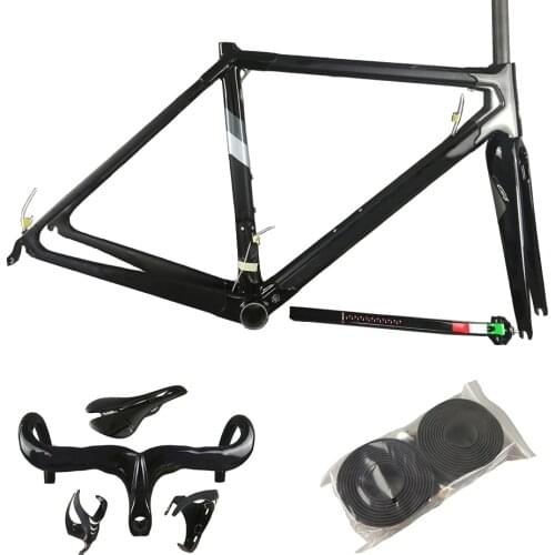 BoB Full Carbon Fiber Road Bike Frames C64 Frame Bicycle Frameset Handleabr Saddle Bottle Cages Concept V3Rs