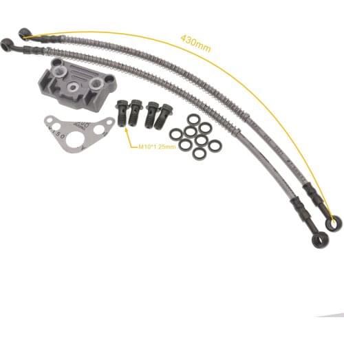 Radiator Cooling Cooler Oil Hose Tube With Aluminium Adapter Engine Cylinder Cover for 50cc 70cc 90cc 110cc 125cc 140cc