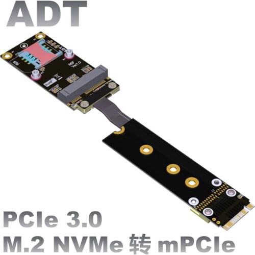 The extension cord of mPCIe wireless network card is connected to m. 2 NVMe m-key interface,minipice is connected to NGFF