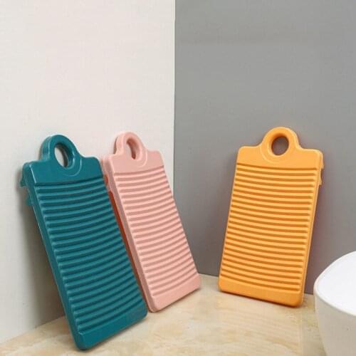 1Pcs Portable Thicken Mini Washboard Antislip Laundry Accessories Washing Board Plastic Clothes Cleaning Tools