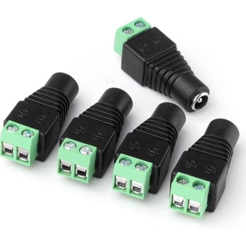 10pcs 5.5 X 2.1mm DC Power plug Female Barrel Plug Adapter Terminals